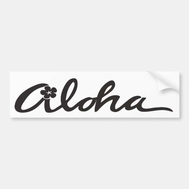 Adesivo Para Carro Aloha (Frente)