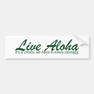Adesivo Para Carro Aloha design vivo da paisagem