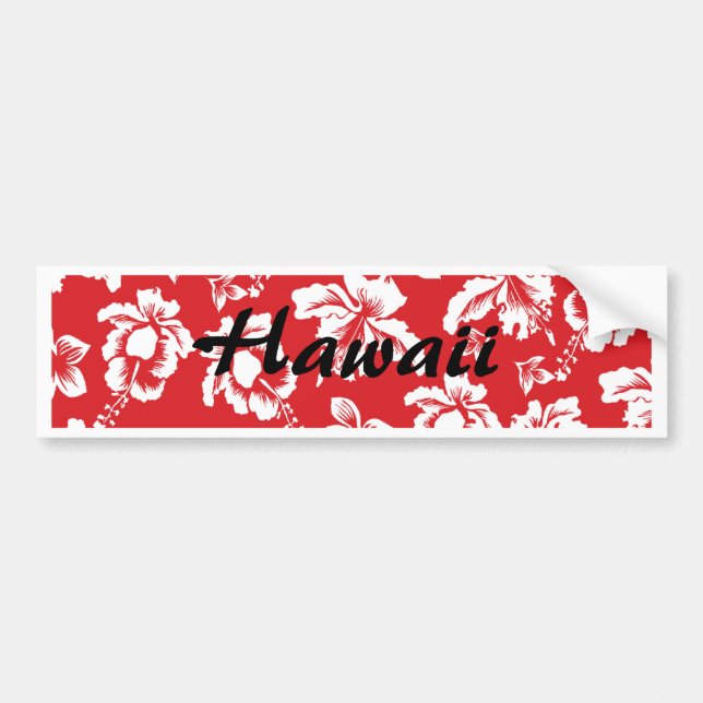 Adesivo Para Carro Aloha Hawaii (Frente)