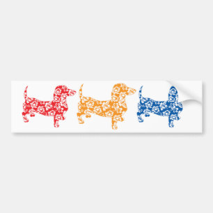 Adesivo Para Carro Aloha Orange Doxies