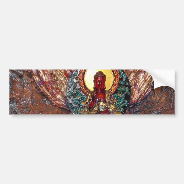 Adesivo Para Carro Altar Bumpsticker de Buddha (Frente)