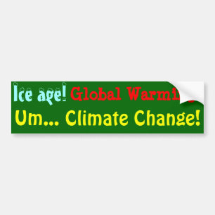 Adesivo Para Carro Alterações climáticas!