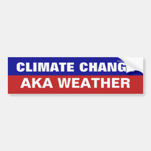 Adesivo Para Carro Alterações climáticas AKA Vinheta para Bumpers