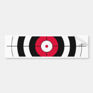 Adesivo Para Carro Alvo do BullsEYE dos Crosshairs