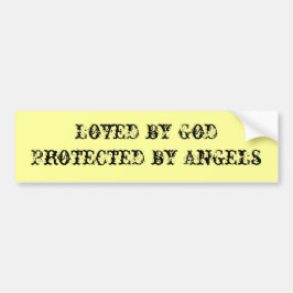 Adesivo Para Carro Amado por Deus