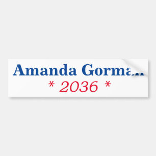 Adesivo Para Carro Amanda Gorman 2036