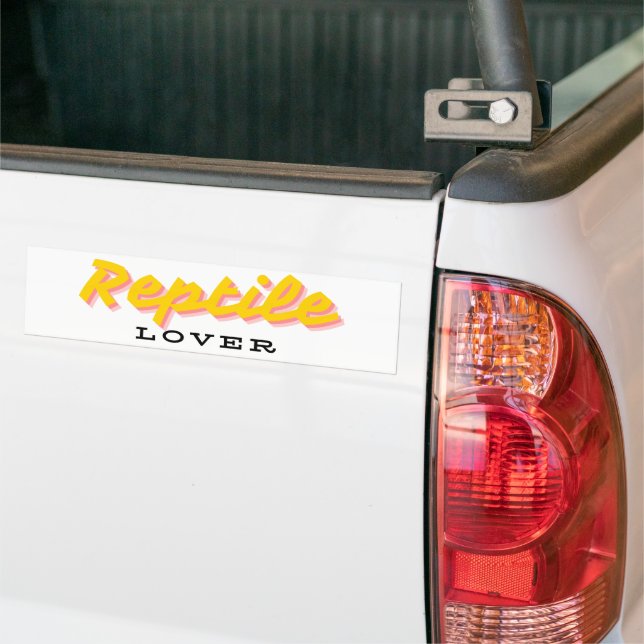 Adesivo Para Carro Amante de Répteis (No caminhão)