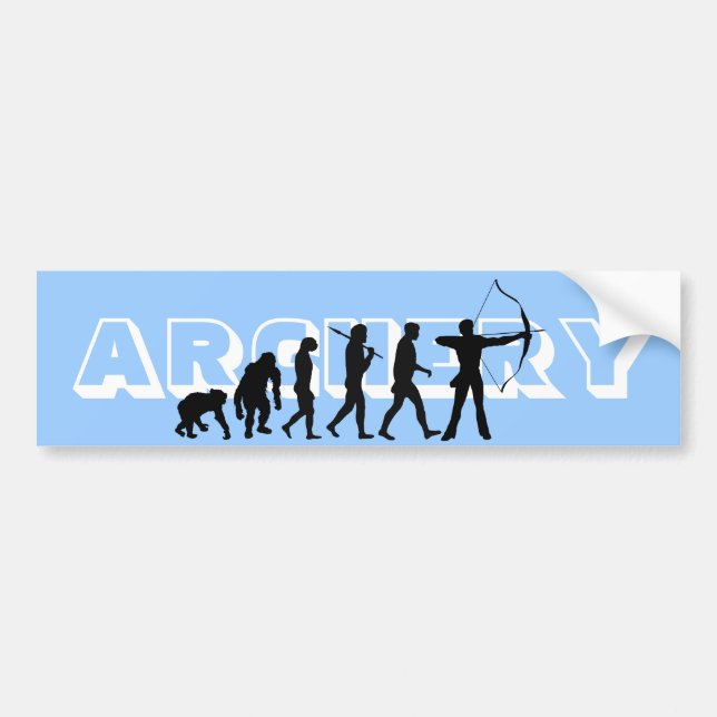 Adesivo Para Carro Amantes da Archery Evolution Sports (Frente)