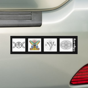 Adesivo Para Carro Amar a paz e a harmonia