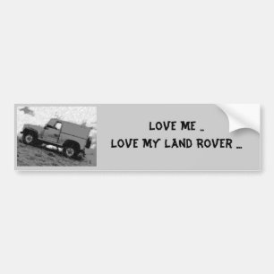 Adesivo Para Carro Ame-me. Ame meu Land Rover…