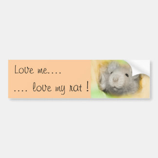Adesivo Para Carro Ame-me. .love meu rato