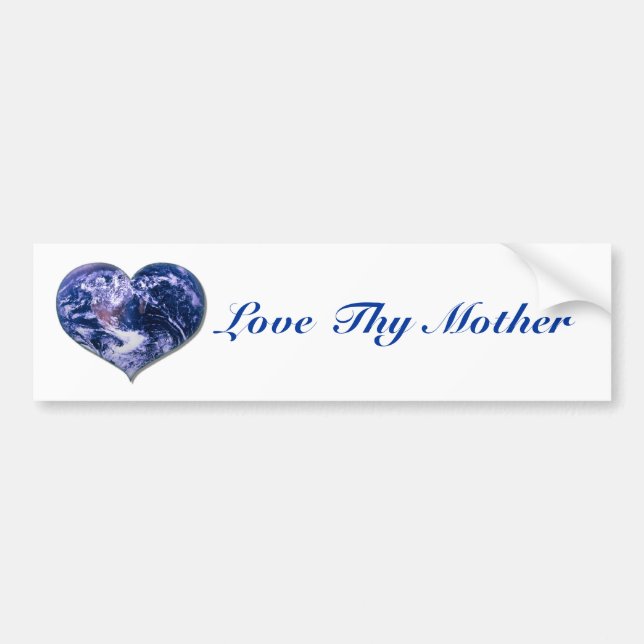 Adesivo Para Carro Ame Thy mãe (Frente)