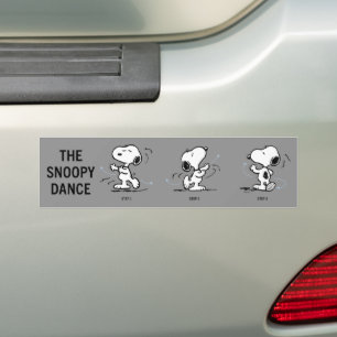 Adesivo Para Carro Amendoins Dança De Snoopy