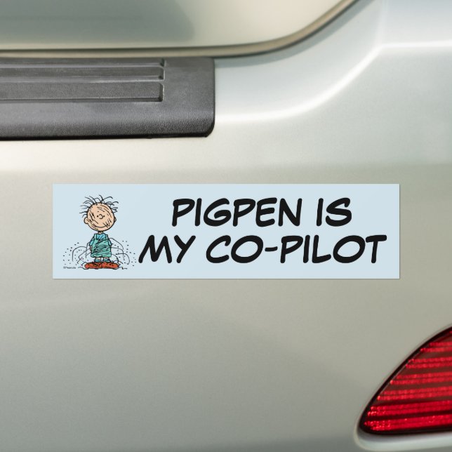 Adesivo Para Carro Amendoins | Pigpen (No carro)