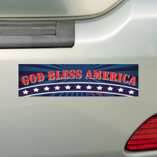 Adesivo Para Carro América deus abençoe