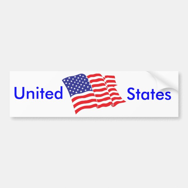 Adesivo Para Carro American-Flag EUA (Frente)