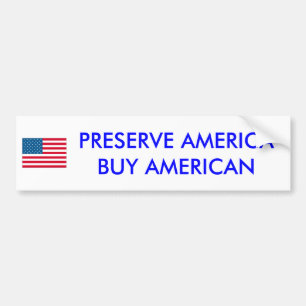 Adesivo Para Carro AMERICANO do COMPRAR dos EUA, AMÉRICA da CONSERVA
