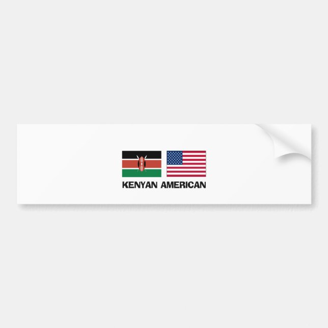 Adesivo Para Carro Americano do Kenyan (Frente)