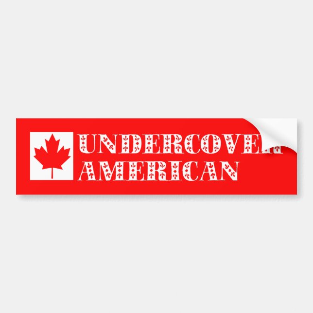 Adesivo Para Carro Americano secreto (Frente)