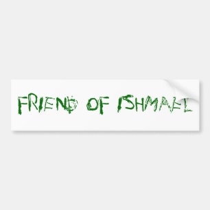 Adesivo Para Carro Amigo de Ishmael