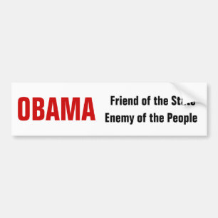 Adesivo Para Carro Amigo ou inimigo de OBAMA?