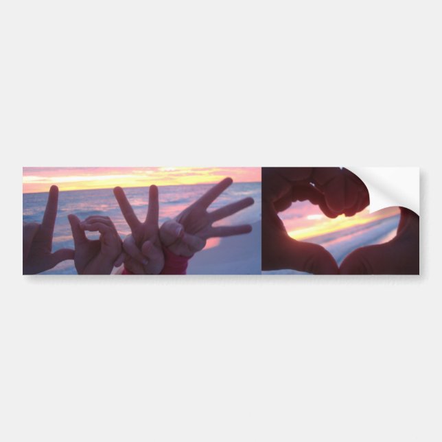 Adesivo Para Carro Amor (Frente)