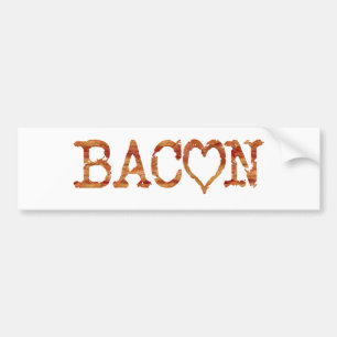 Adesivo Para Carro AMOR Bacon