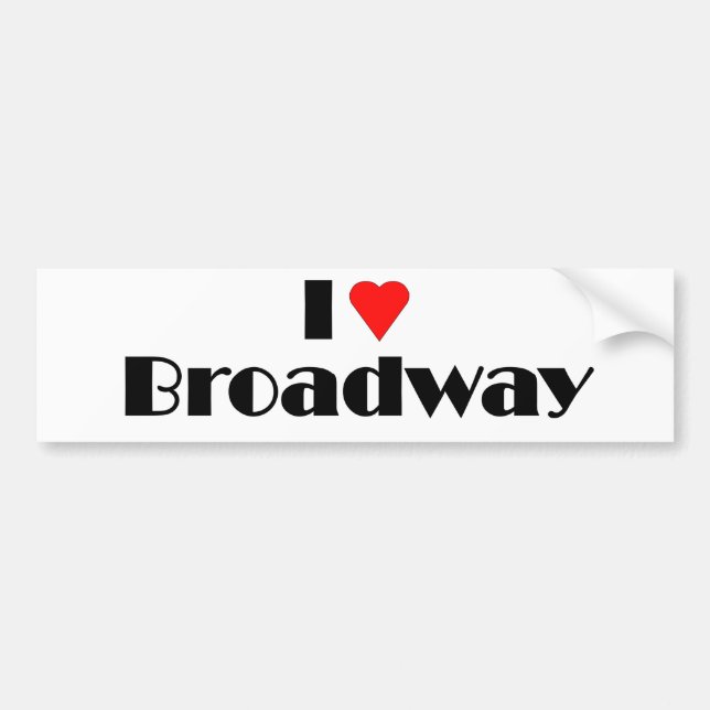 Adesivo Para Carro Amor Broadway (Frente)