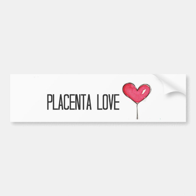 Adesivo Para Carro Amor da placenta (Frente)