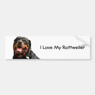 Adesivo Para Carro Amor de Rottweiler