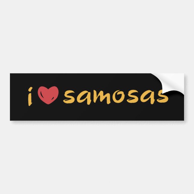 Adesivo Para Carro Amor de Samosa (Frente)