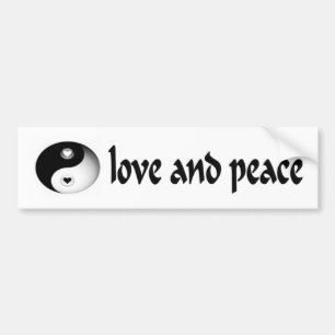 Adesivo Para Carro Amor e Paz