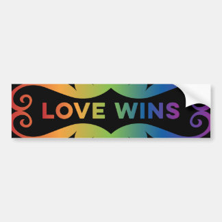 Adesivo Para Carro Amor ganha Rainbow Bumper Sticker 2