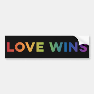 Adesivo Para Carro Amor ganha Rainbow Bumper Sticker 3