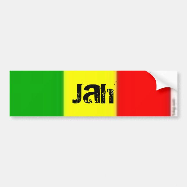Adesivo Para Carro AMOR, Jah (Frente)