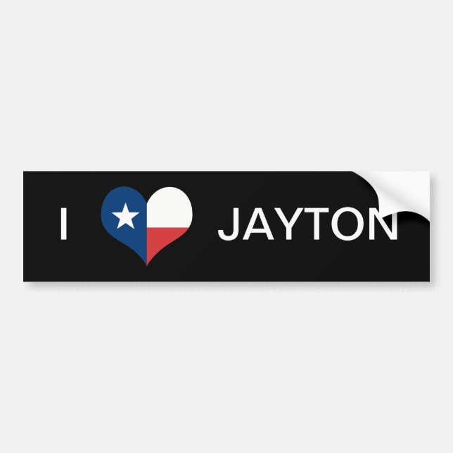 ADESIVO PARA CARRO AMOR JAYTON (Frente)
