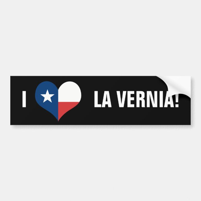 ADESIVO PARA CARRO AMOR LA VERNIA! (Frente)