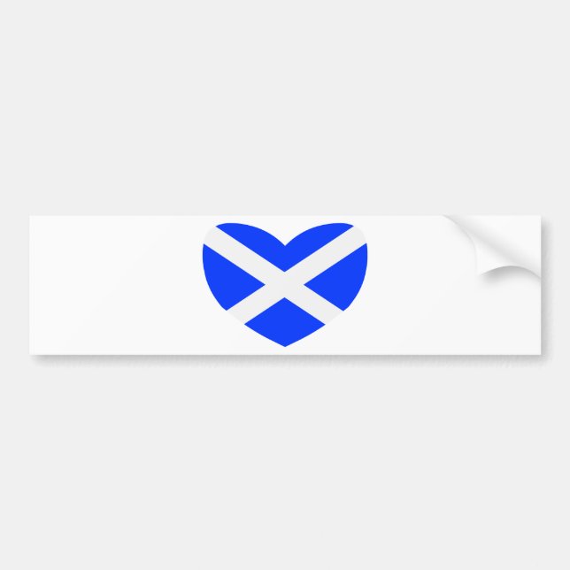 Adesivo Para Carro Amor Scotland (Frente)