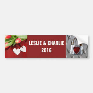 Adesivo Para Carro Amor/SEU bumpersticker do costume das FOTOS