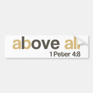 Adesivo Para Carro Amor sobretudo