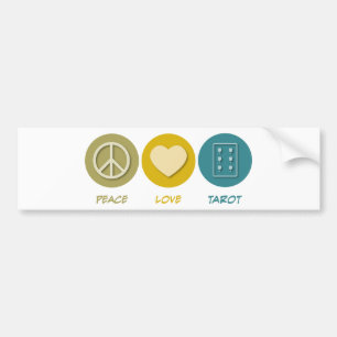 Adesivo Para Carro Amor Tarot da paz