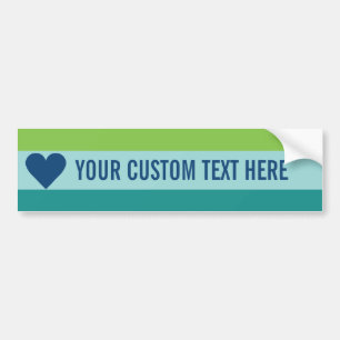 Adesivo Para Carro amortecedor personalizado do coração do namorados