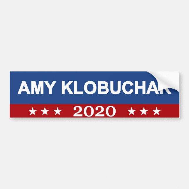 Adesivo Para Carro Amy Klobuchar 2020 (Frente)