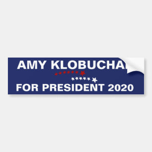 Adesivo Para Carro Amy Klobuchar para o presidente 2020