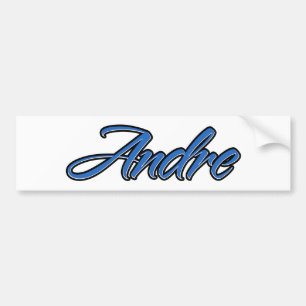 Adesivo Para Carro Andre Name blue Aufkleber Sticker Autoaufkleber
