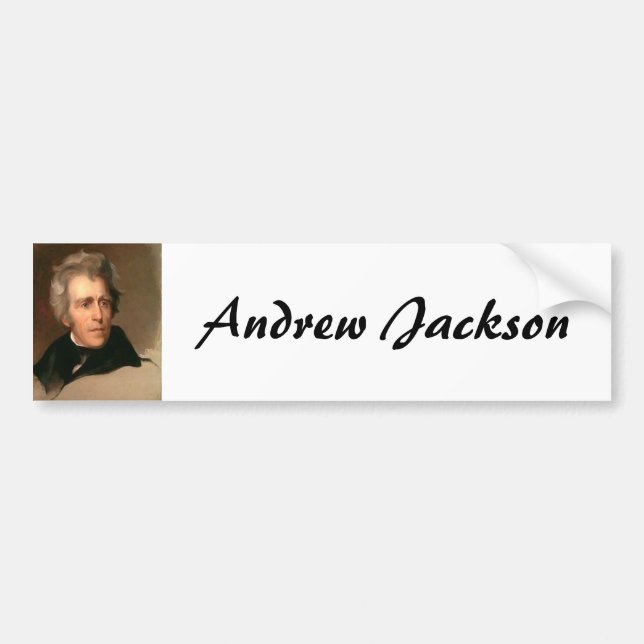 Adesivo Para Carro Andrew Jackson (Frente)