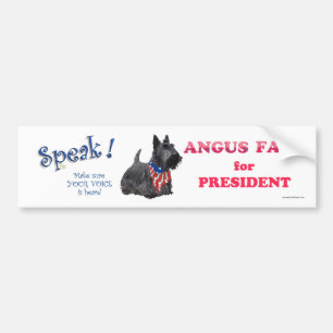 Adesivo Para Carro Angus Fala para PRESIDENTE
