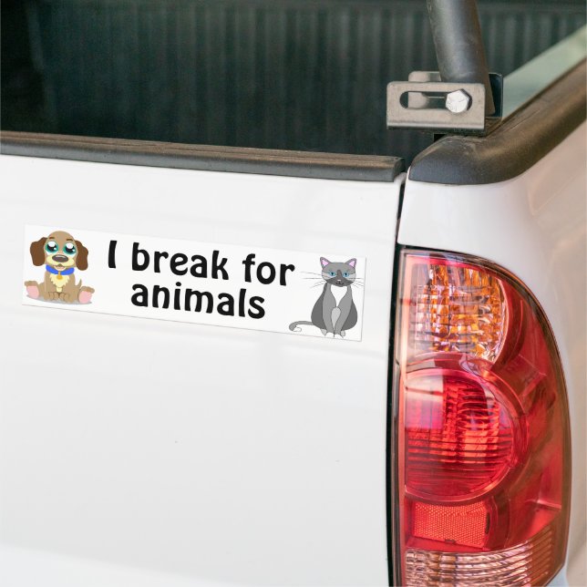 Adesivo Para Carro Animais (No caminhão)