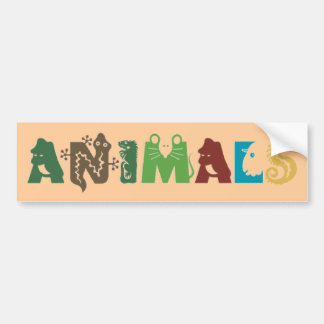 Adesivo Para Carro Animais Bumpersticker