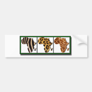 Adesivo Para Carro Animal africano Collage2